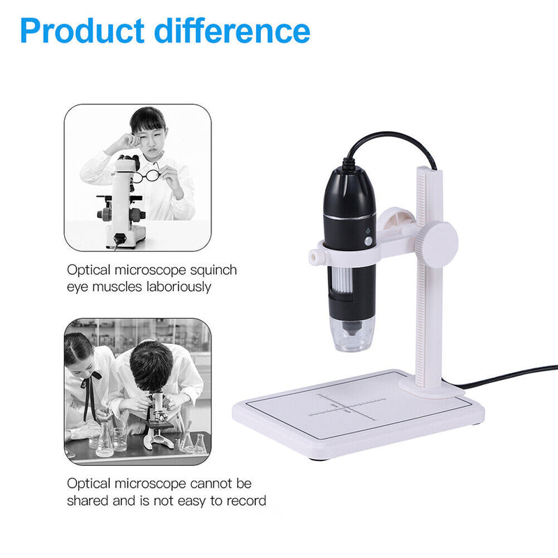#A 8 Leds Digital Microscope Magnify Laboratory Microscope for Home Labratoyt To