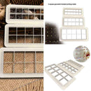 3Pcs Square Fondant Cookie Cutter Cake Chocolate Molds J1Y5 Decorating C0F3