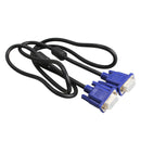 Premium 1.5M VGA To VGA 15pin Male to Male Monitor Cable for Laptop CRT DVD
