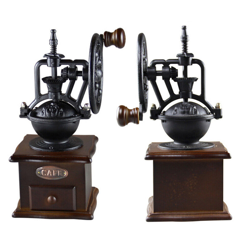 Retro Manual Coffee Grinder Hand Handmade Adjustable Coffee Bean Grind Mill