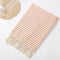 Quick-drying Turkish Tassel Beach Towel + Outdoor Swimming Drawstring Backpac