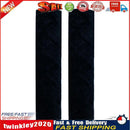 2pcs Car Seat Belt Cover Non Slip Fluffy Safety Belt Shoulder Pad (Black) Newly