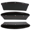 PU Leather Catcher Box Car Seat Slit Storage Pocket (Black) Newly