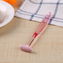 Tongue Coating Cleaner Brush Tongue Scraper Oral Care for Adults (Pink) Newly