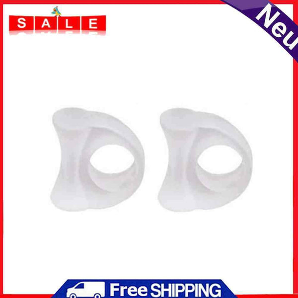 2pcs Toe Separator Ring Bunion Hallux Valgus Thumb Orthopedic Massage Correction