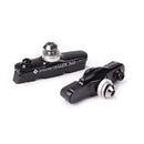 2X Road Bicycle Cycling Folding Bike V Brake Pads Holder Blocks (Black)