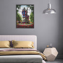 Full Cross Stitch Art Paint 14CT Counted Cabin Embroidery Wall Hanging Ornament