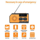 Flashlight Torch Emergency Radio Dynamo Wind Up Solar Weather Radio Hand Crank