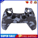 For DualSense Skin Camouflage Silicone Case Cover for PS5 Controller (Grey)