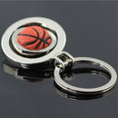 Gift Lovely Sports Rotating Basketball Keyring KeyFob Keychain