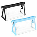 Capacity Zipper Handbags Makeup Pouch Pencil Case Pen Bag Cosmetic Storage