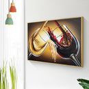 5D DIY Diamond Painting Wine Glass Full Round Rhinestones Home Decor Picture