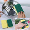 2pcs Dishwashing Sponge Scoring Pad Household Kitchen Cleaning Brush Sponges