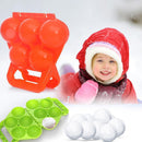 Five Snowball Clip Ball Maker Snow Mold Children Kid Outdoor Winter Sports Tools