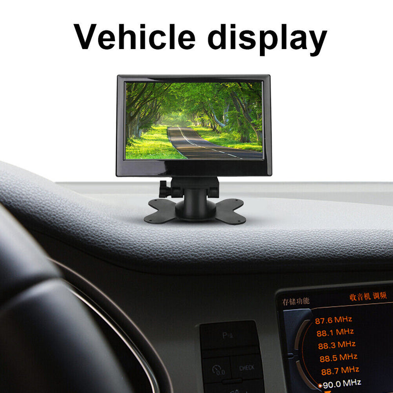 7 Inch Car Monitor Support Car Camera Rear-view Display Monitor Auto Accessories
