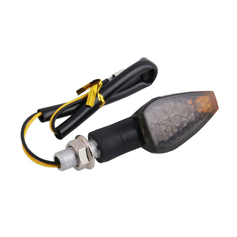 4Pcs Motorcycle LED Turn Signals Long Short Blinkers Flashers Indicator Lights