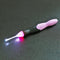 9 in 1 USB Light Up Crochet Hooks Knitting Needles LED Sewing Kit (Rose Red