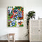 Flower Bird Oil Paint By Numbers DIY Canvas Wall Art Picture Craft Home Decor