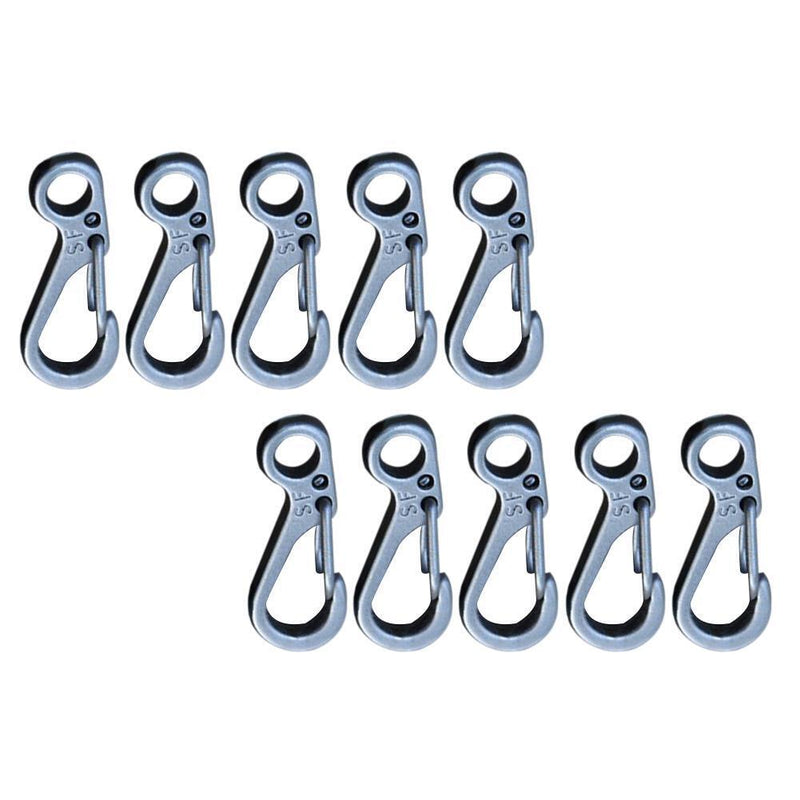 Mini Spring Carabiner Hook EDC Bottle Opener Outdoor Climbing Buckle Key Chai