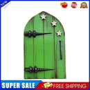 #A Wooden Elf Fairy Door Sculpture Art Crafts Garden Home Decorations Supplies