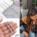 Shiny Crystal Hairgrip Rhinestones Hairpins  Hair Clips Metal Barrette