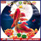 Partial Embroidery Printed DIY 3 Strands Stamped Cross Stitch 11CT Koi Moon Kit