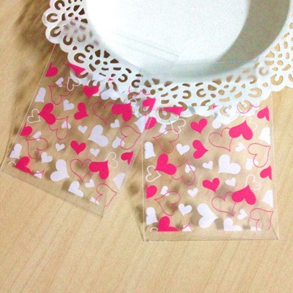 Wedding Plastic Gift Self Adhesive Candy Package Cookies Opp Wrapping Bag