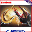 5D DIY Diamond Painting Wine Glass Full Round Rhinestones Home Decor Picture