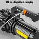 Outdoor Spotlight with Handle Waterproof Emergency Patrol Side Flashlight Newly