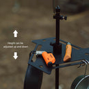 Aluminum Alloy Camping Lamp Holder Insert Hanging Light Stand for Outdoor Hiking