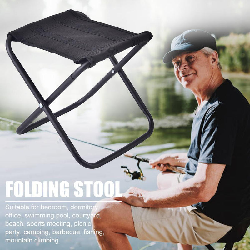Lightweight Folding Stool Outdoor Camping Picnic Travel Seat Chair (2pcs)