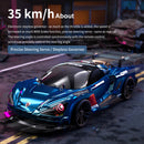 #A 1/16 Four-wheel Drive RC Racing Car 2.4GHz 35km/h Stunt Remote Control Vehicl