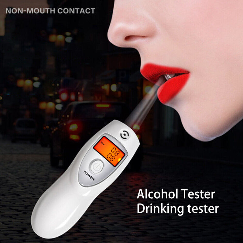 Digital Breath Alcohol Analyser Breathalyzer Tester Inhaler Alcohol Meter