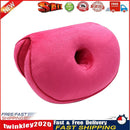 Memory Foam Plush Cushion Orthopedic Office Chair Seat Pillow (Rose Red) Newly