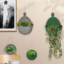 2x Wall Hanging Planting Bag Garden Plant Grow Planter Container (Green 1) Newly
