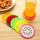 Non-slip Coasters Silicone Coaster Bowl Pad Fruit Shape Heat Insulation Mat
