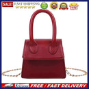 Women Leather Mini Shoulder Bags Girls Pure Flap Chain Casual Messenger Pouch