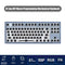 RGB Mechanical Keyboard for Flesports MK870 Smooth Kit (Transparent Blue)
