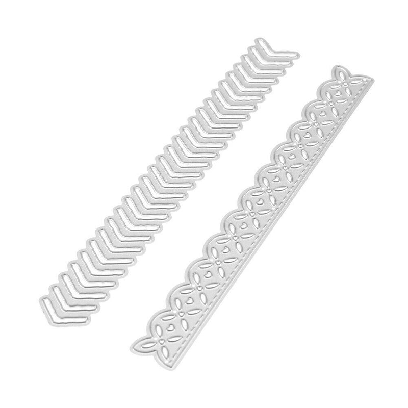 snowvirtuos 2pc lace decorations cutting tools stencils scrapbook embossing