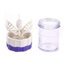 US-pupil Plastic Washing Box Manually Contact Lens Cleaner Container Tools