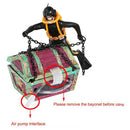 Fish Tank Treasure Chest Diver Live-Action Aerating Aquarium Decor (Black) Newly