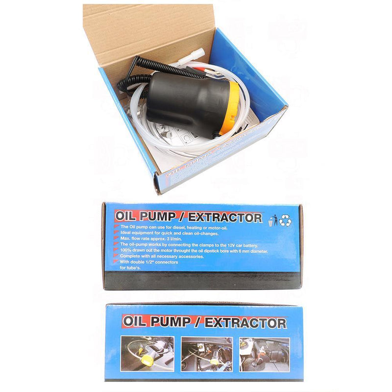 Car Electric Submersible Pump Fluid Oil Drain Extractor for RV Boat (12V) Newly
