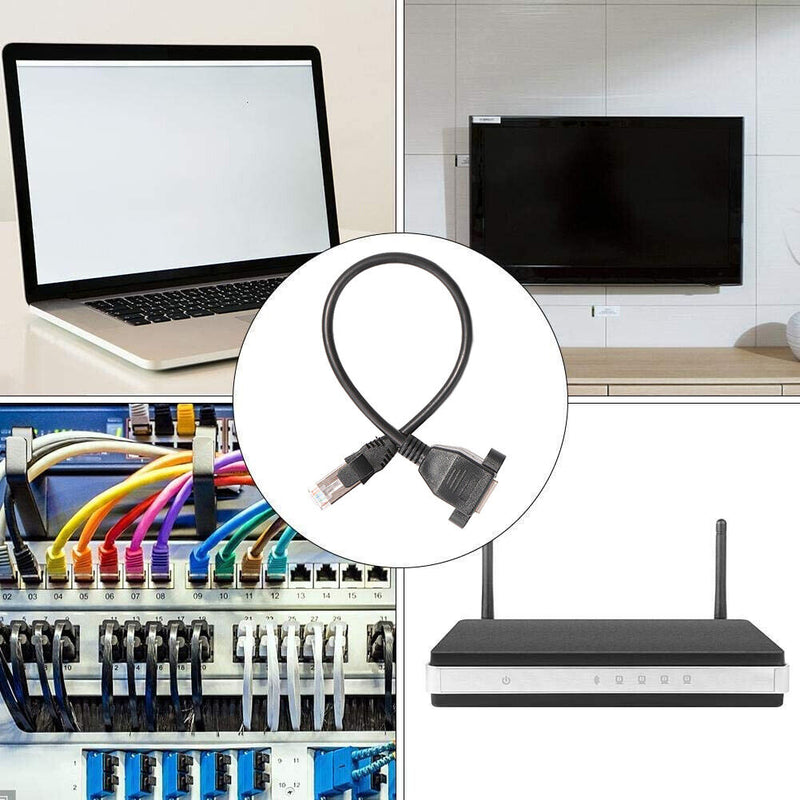 CAT 5 Ethernet Extension Cable Rj45 Male to Female Adapter Extender Splitter