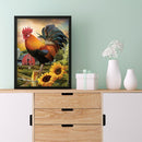 ull Embroidery Printed Rooster Animal DIY Cross Stitch Kits 11CT Needlework Sets