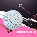 Tongue Drum Percussion Instrument Padded Drum Bag Handheld Drum (White) Newly
