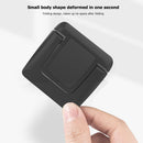 2x Plastic Mini Laptop Riser Invisible Stand Foldable Notebook Cooling Holder