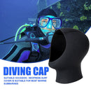 Winter Swim Warm Protect Hair Ear Scuba Diving Cap Shoulder Snorkeling Hat Newly