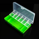 11 Compartments Fishing Box Double Layer Lure Hook Storage Case (Green) Newly