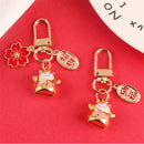 Couple Gift Car Key Chains Keyring Keychains Cartoon Bag Ornaments Lucky Cat