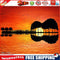 Canvas Painted Oil Paint By Numbers Guitar Scenery DIY Home Wall Art Decor